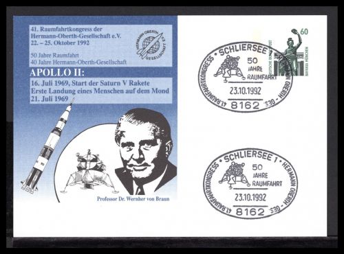 Bund 41. Raumfahrtkongress Herm.-Oberth-Ges. Wernher von Braun
