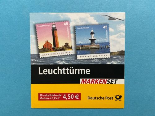 Bund Markenheftchen MiNr. MH 58 bII Lb Aufkleber Type B Klein! postfrisch