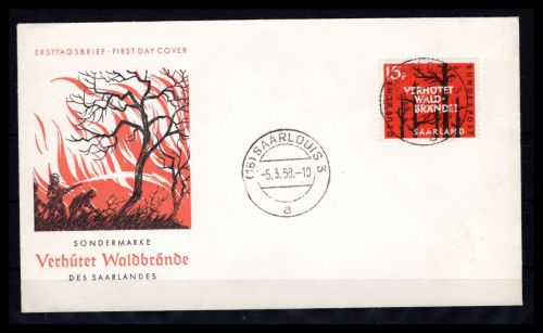 Saarland MiNr. 283 Ersttagsbriefe/ FDC