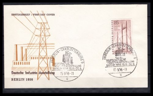 Berlin MiNr. 157 Ersttagsbriefe/ FDC Sonderstempel Berlin-Charlottenburg