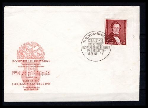 Berlin MiNr. 74 Ersttagsbriefe/ FDC