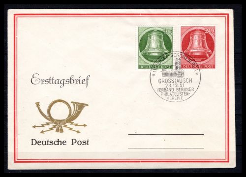 Berlin MiNr. 83-84 Ersttagsbriefe/ FDC Sonderstempel Berlin-Schöneberg