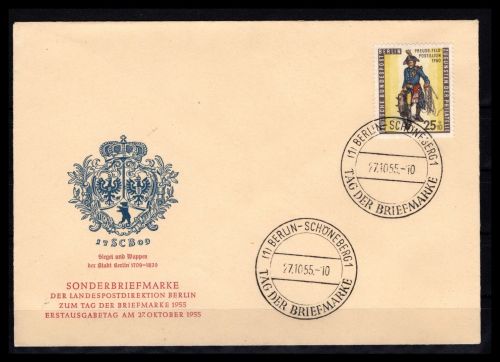 Berlin MiNr. 131 Ersttagsbriefe/ FDC SST Berlin-Schöneberg