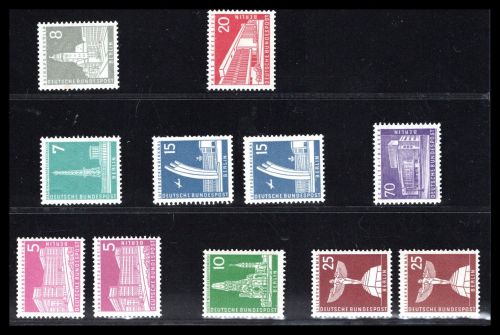 Berlin Rollenmarken MiNr. 141-152 v + w postfrisch