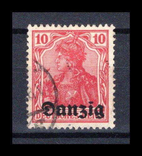 Danzig MiNr. 2 a gestempelt geprüft Stoye