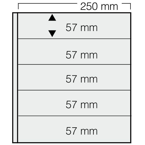 Safe Einsteckblätter Garant schwarz 735 (10er Pack) neuwertig