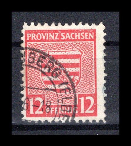 SBZ Provinz Sachsen MiNr. 71 X A gestempelt Kurzbefund Schulz