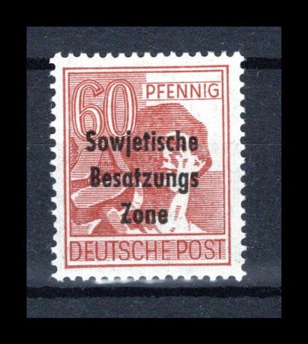 SBZ Allg. Ausgaben MiNr. 195 b postfrisch Fotobefund Ruscher