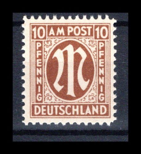 Bi-Zone AM Post MiNr. 22 D postfrisch Fotobefund Hettler