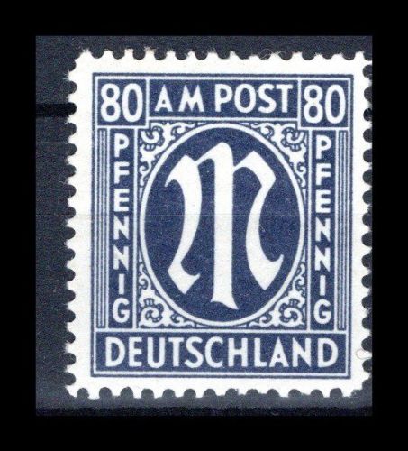 Bi-Zone AM Post MiNr. 34 bC postfrisch Fotobefund Hettler