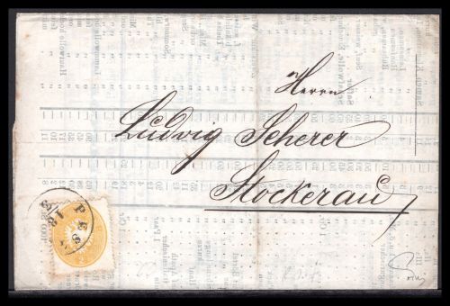 Österreich MiNr. 24 Einzelfrankatur