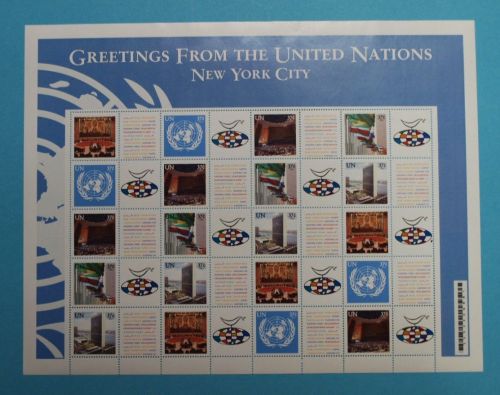 UNO New York ZD-Bogen MiNr. 941-945 I postfrisch