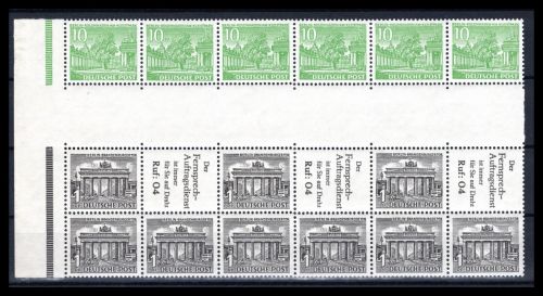Berlin Zusammendrucke MiNr. W 34 + W 36 postfrisch