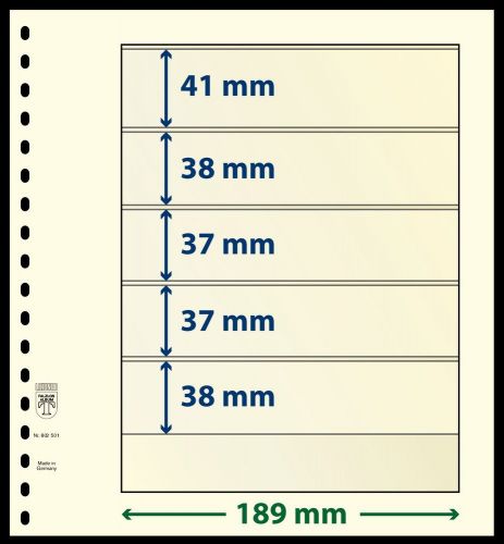 Lindner T - Blanko Blätter 802501P (10er Packung) neuwertig