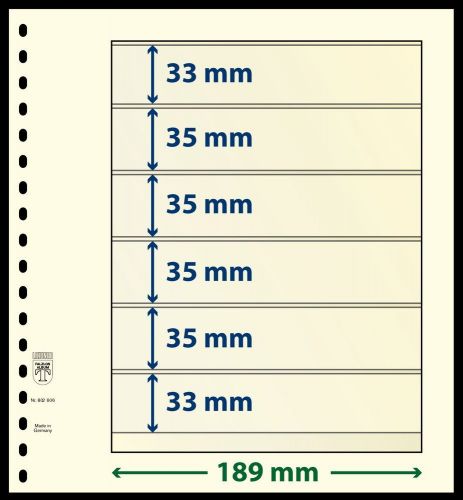 Lindner T - Blanko Blätter 802606P (10er Packung) neuwertig