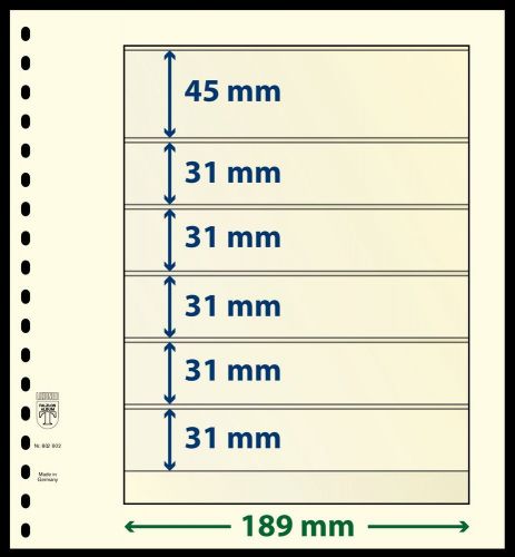 Lindner T - Blanko Blätter 802602P (10er Packung) neuwertig