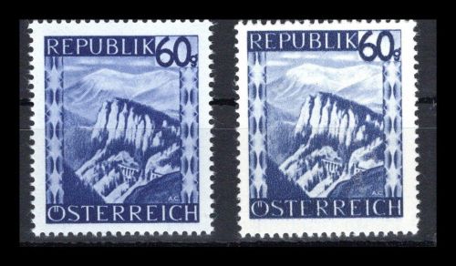Österreich MiNr. 763 b postfrisch Fotoattest Soecknick VÖB