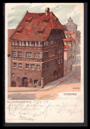 AK Nürnberg 1904 Duererhaus