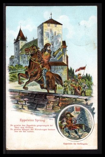 AK Nürnberg 1906 Eppeleins Sprung