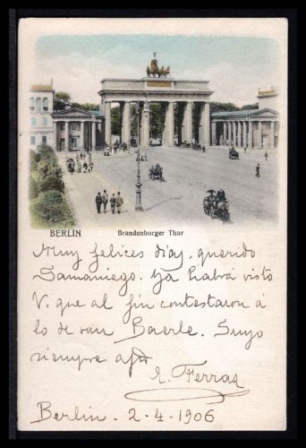 AK Berlin 1906 Brandenburger Tor