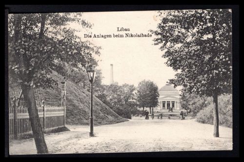 AK Libau, Lettland 1916 Nikolaibad, Feldpostkarte