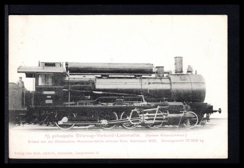 AK Dampflokomotive 4/5 gekuppelte Güterzug-Verbund-Lokomotive 1902