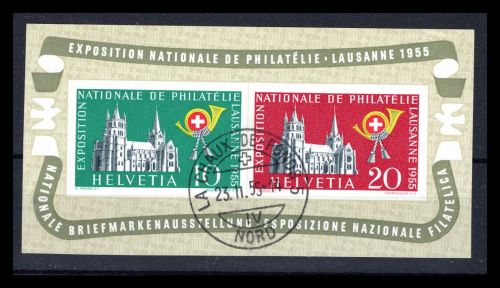 Schweiz MiNr. Block 15 gestempelt Briefmarkenausstellung