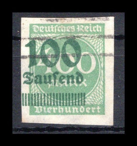 Deutsches Reich Infla MiNr. 290 U gestempelt Fotoattest Weinbuch