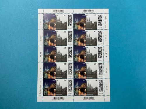 Bund Zehnerbogen MiNr. 3721 Zeitreise: Köln 20222 postfrisch