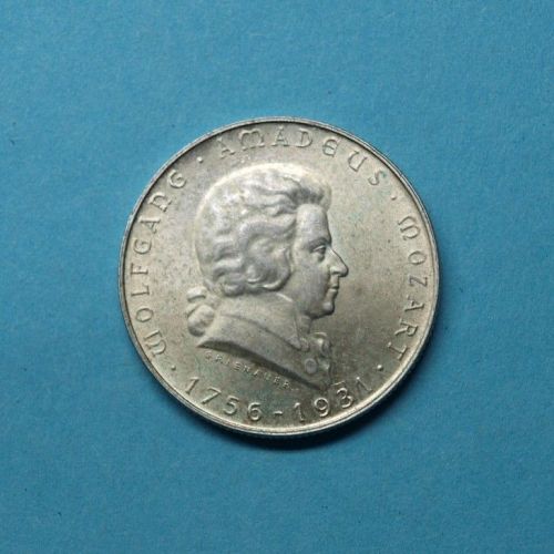 Österreich 1931 2 Schilling Mozart ss-vz