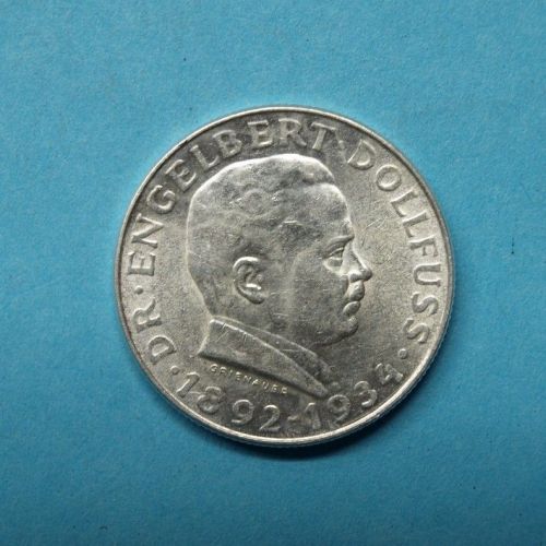 Österreich 1934 2 Schilling Dollfuss ss-vz