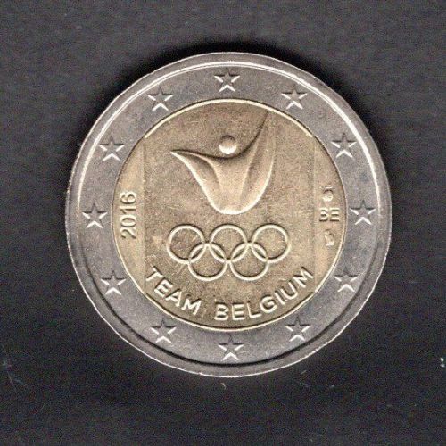 Belgien 2016 2 Euro Olympiade Rio Team Belgien