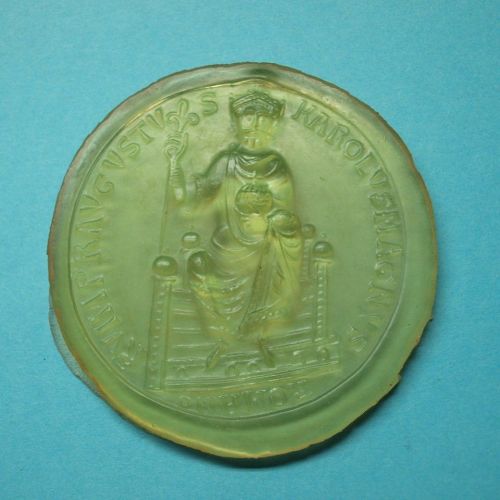 Medaille Siegelabguss Karolussiegel