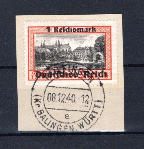 Deutsches Reich MiNr. 728 Briefstück geprüft Schlegel