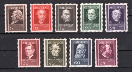 Österreich MiNr. 649-657 postfrisch
