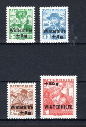 Österreich MiNr. 613-616 postfrisch Winterhilfe