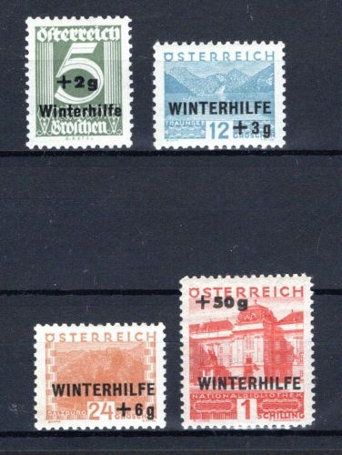 Österreich MiNr. 563-566 postfrisch Winterhilfe
