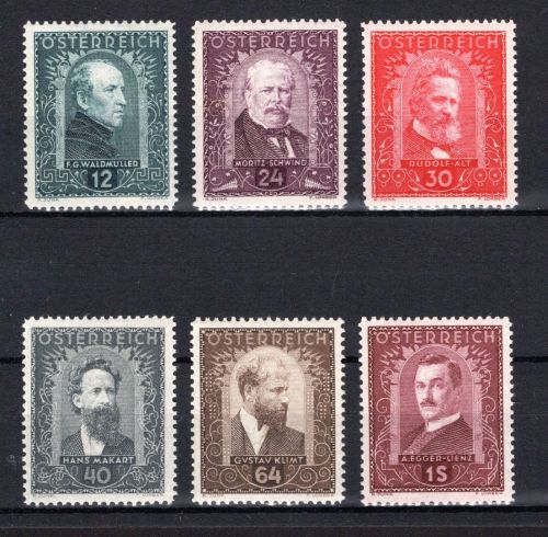 Österreich MiNr. 545-550 postfrisch Maler