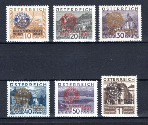 Österreich MiNr. 518-523 postfrisch Rotary International