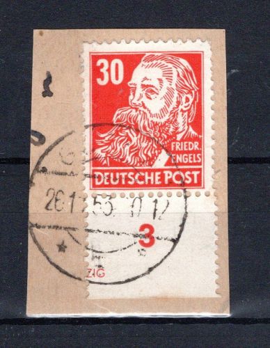 DDR MiNr. 335 b X I Briefstück geprüft Schönherr