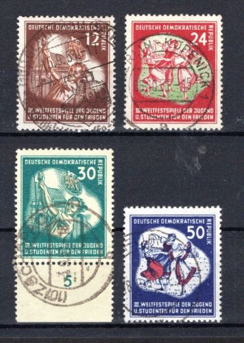DDR MiNr. 289-292 gestempelt