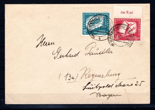 DDR MiNr. 280-281 Mischfrankatur