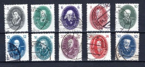 DDR MiNr. 261-270 gestempelt