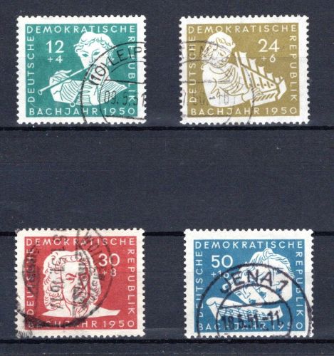 DDR MiNr. 256-259 gestempelt