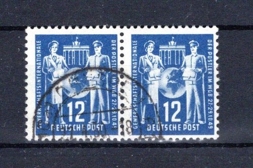 DDR MiNr. 243 gestempelt waag. Paar