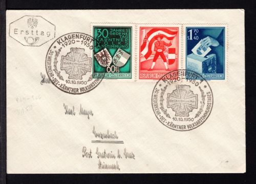 Österreich MiNr. 952-954 Ersttagsbriefe/ FDC