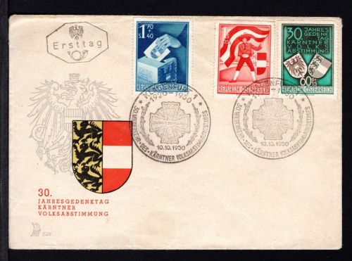 Österreich MiNr. 952-954 Ersttagsbriefe/ FDC
