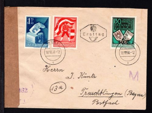 Österreich MiNr. 952-954 Ersttagsbriefe/ FDC