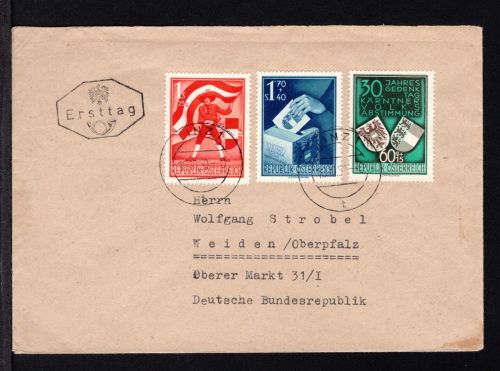 Österreich MiNr. 952-954 Ersttagsbriefe/ FDC