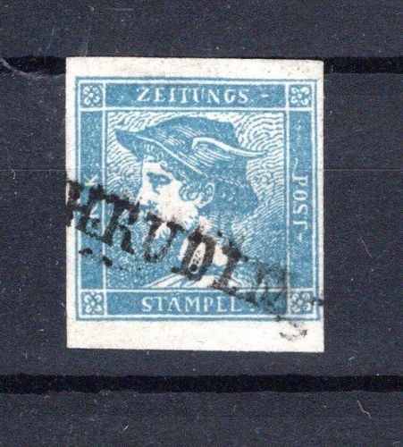 Österreich Kaisertum Zeitungsmarke MiNr. 6 gestempelt